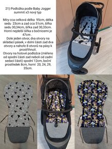 Baby Jogger summit x3 - šití na zakázku - 6