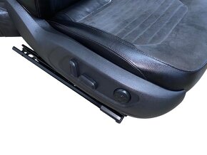 Sedačky černá kůže alcantara VW Passat B7 sedan r.v. 2012 - 6