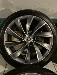 Alu kola Škoda R18 5X112 ZIMNÍ PNEU 235/45 R18 - 6