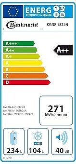 Lednice s mrazákem Bauknecht KGNF 182 - 6