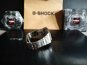 Casio G-Shock GA-2100 Casioak Mod Stainless Steel Silver/Bla - 6