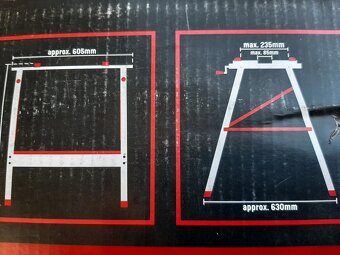 Přenosný pracovní dílenský stůl max. nosnost 150 kg - nový - 6