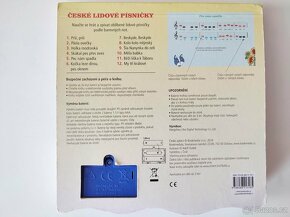 PIANO S KNÍŽKOU PÍSNIČEK – 12xČeské lidové písničky, věk 3+ - 6