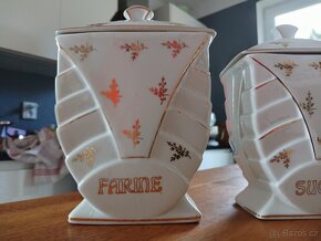 STAROŽITNÉ ART DECO PORCELÁNOVÉ KOŘENKY FRANCIE - 6