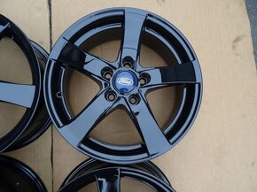 Alu disky černé na Ford 16", rozteč 5x108, ET 50 ,šíře 6,5J - 6