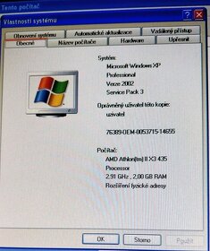 PC AMD Athlon II X3 435, LCD, klávesnice - 6