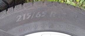 Zimní gumy 215/65 R17 matador včetně kol  5x112 - 6