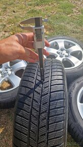 ALU disky R16, 5x112 + zimní pneumatiky (dvě nové) - 6