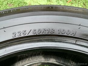 2x Letní pneu Falken Ziex ZE912 - 225/60 R18 - 65% - 6