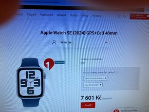 Apple Watch SE 2024 GPS + Cellular 40mm pouzdro ze stříbrnéh - 6