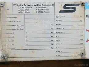 Schwarzmüller PA 2/E, 18 TUN, NÁPRAVY SAF, VYSOKÉ SKLOPNÉ BO - 6