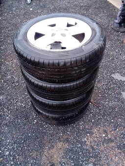 Alu kola Peugeot 5x108 vč. let. pneu 205/60 R 16 - 6