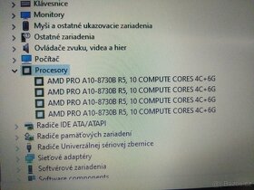 rozpredám funkčný notebook Hp elitebook 725 g4 - 6