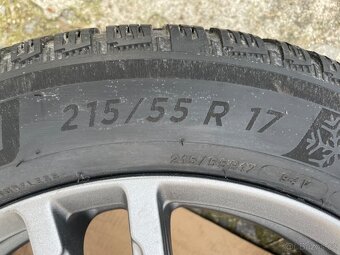 Alu kola r17’’5x112.pneu 215/55/17. Škoda,Vw,Audi,Seat. - 6