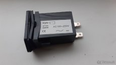 Počítadlo provozních hodin (motohodin) 8 - 230VOLT AC-DC - 6