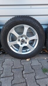 Alu kola 5x112 r16 vw passat b8 alltrack zimní pneu - 6