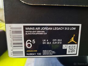 Nike air jordan legacy 312 low vellikost 37.5 damske - 6