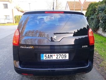 PEUGEOT 5008 1,6HDi82kw,rv11/2011,BLACK,5 MÍST - 6