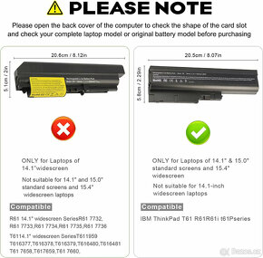 baterie (41+ extended) pro notebooky Lenovo ThinkPad (3hod) - 6