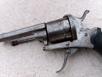 Historický revolver lefacheux 7mm ACIER FONDU 1870 - 6