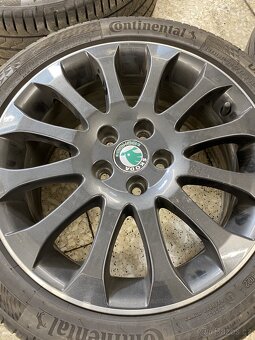 Letní sada Škoda Fabia II 205/45 R16 87W 5x100 vzorek 6,3mm - 6