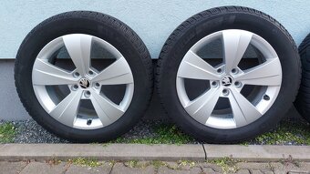 Alu kola 5x112 r17 originál Škoda Superb 3 Triton - 6