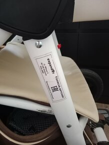 Hnědý unisex kočárek dvojkombinace + vajíčko + Isofix - 6