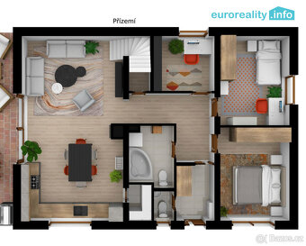 Prodej, stavební pozemek 1248 m2, Okrouhlá, Jesenice - 6