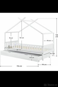 Dětská domečková postel - 6