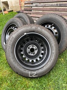 Zimní pneu BRIDGESTONE 185/65 R15 88 T + disky viz foto - 6