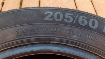 Letní pneumatiky SEMPERIT 205/60 R16 2x8,3mm zánovní - 6