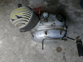 Jawa 125 - 351 půlbuben (ČZ 125 C) kompletní motor - 6