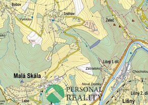 Prodej lesy, 3 581 m2 - Malá Skála - Sněhov  1/2 podílu - 6