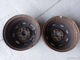 3 disky kol, ráfky, plecháče Volkswagen Golf 1 a 2 - 6