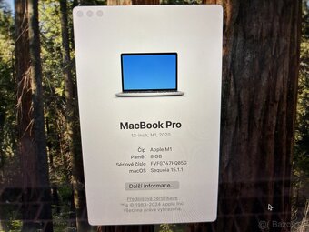 MacBook Pro 13" 2020 M1 / 8GB / 256GB - 6