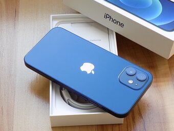 APPLE iPhone 12 128GB Blue-ZÁRUKA-SUPER STAV-100%BAT. - 6