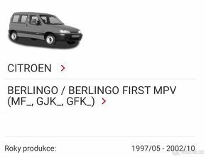 Citroen Berlingo - levý blatník - 6