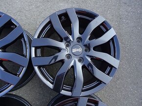 Alu disky černé Onas 17", 5x114.3, ET 47, šíře 7,5J - 6