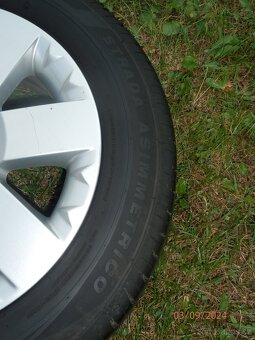 4xOriginál litá letní kola na CITROEN C3 185/65 R15  4x 6MM - 7