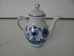 Porcelánový čajový servis originální cibulák z Dubí - 7