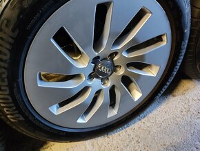 Alu kola Audi A6 A5 A7 5x112 r18 Originál,pneu7m 225/55/18 - 7