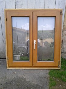 6 kusů - Dřevěné okno 92 x 98 cm - 7