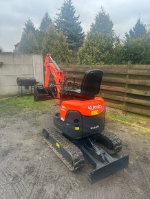 Kubota u10-3 minibagr 1000kg + 3x lzice - 7