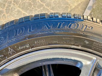 ALU sada se zimními pneu Dunlop 4x6mm 205/55R16 5x114,3 - 7