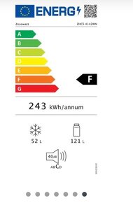 Zerowatt lednice s mrazákem ZHCS 4142WN - 7