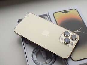 APPLE iPhone 14 Pro MAX 256GB Gold - ZÁRUKA - TOP STAV - 7