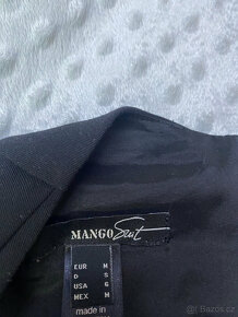 Mango M/38 černé koktejlové šaty - 7