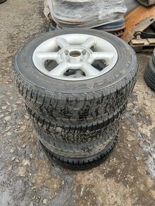 13" ALU kola 4x100 BORBET 6,5Jx13 R13 zimní - 7