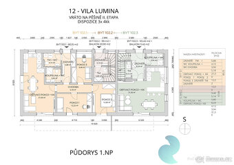 Prodej, byt 4+kk, 80,15m2, terasa, zahrada, parkovací stání, - 7