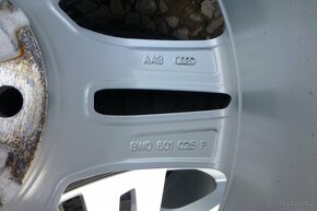 4ks orig.alu disků Audi,7Jx17,ET42+zimní 225/50/17 Dunlop - 7